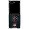 Marvel Deadpool Legacy Deadpool Logo Galaxy Z Flip6 Clear Case
